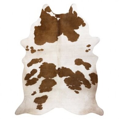 Kilimas Karvės odos imitacija G5069-2 Balta ir ruda