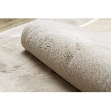 Kilimas TEDDY NEW 52 Šagrenės smėlio spalvos  labai storas, pliušinis, neslystantis 3