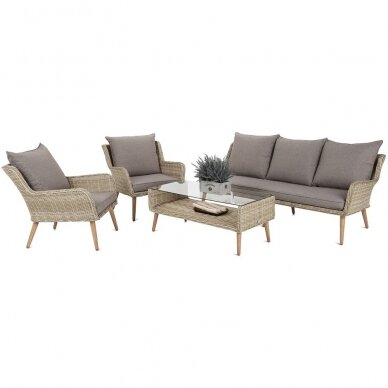 Lauko baldų komplektas ALMERIA BEIGE