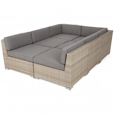 Lauko baldų komplektas KANSAS MAXI BEIGE 2