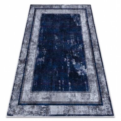 MIRO 51676.813 plaunamas kilimas Graikų vintage, lauke - tamsiai mėlyna