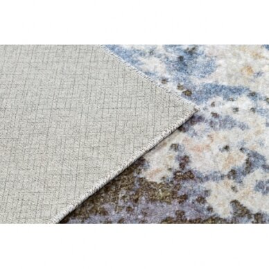 MIRO 51774.802 plaunamas kilimas Abstrakcijos - mėlyna / smėlio spalvos 1
