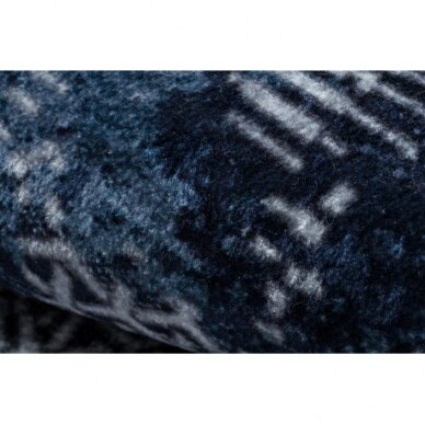 MIRO 51924.805 plaunamas kilimas Abstrakcijos - pilka / mėlyna 3