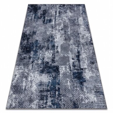 MIRO 51924.805 plaunamas kilimas Abstrakcijos - pilka / mėlyna