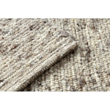 NEPAL 2100 smėlio spalvos kilimas - vilnonis, dvipusis, natūralus 1