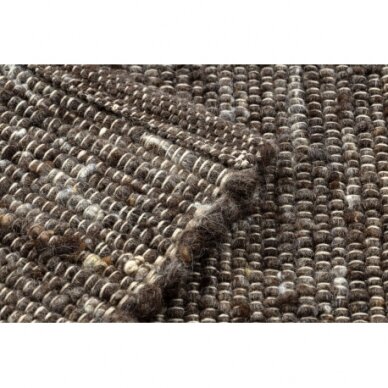 NEPAL 2100 tabac rudas kilimas - vilnonis, dvipusis, natūralus 1