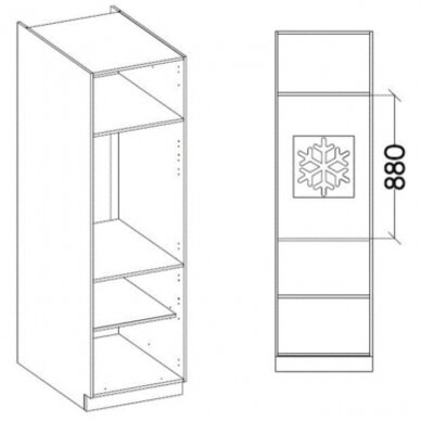 Virtuvės spintelių komplektas (270) 4